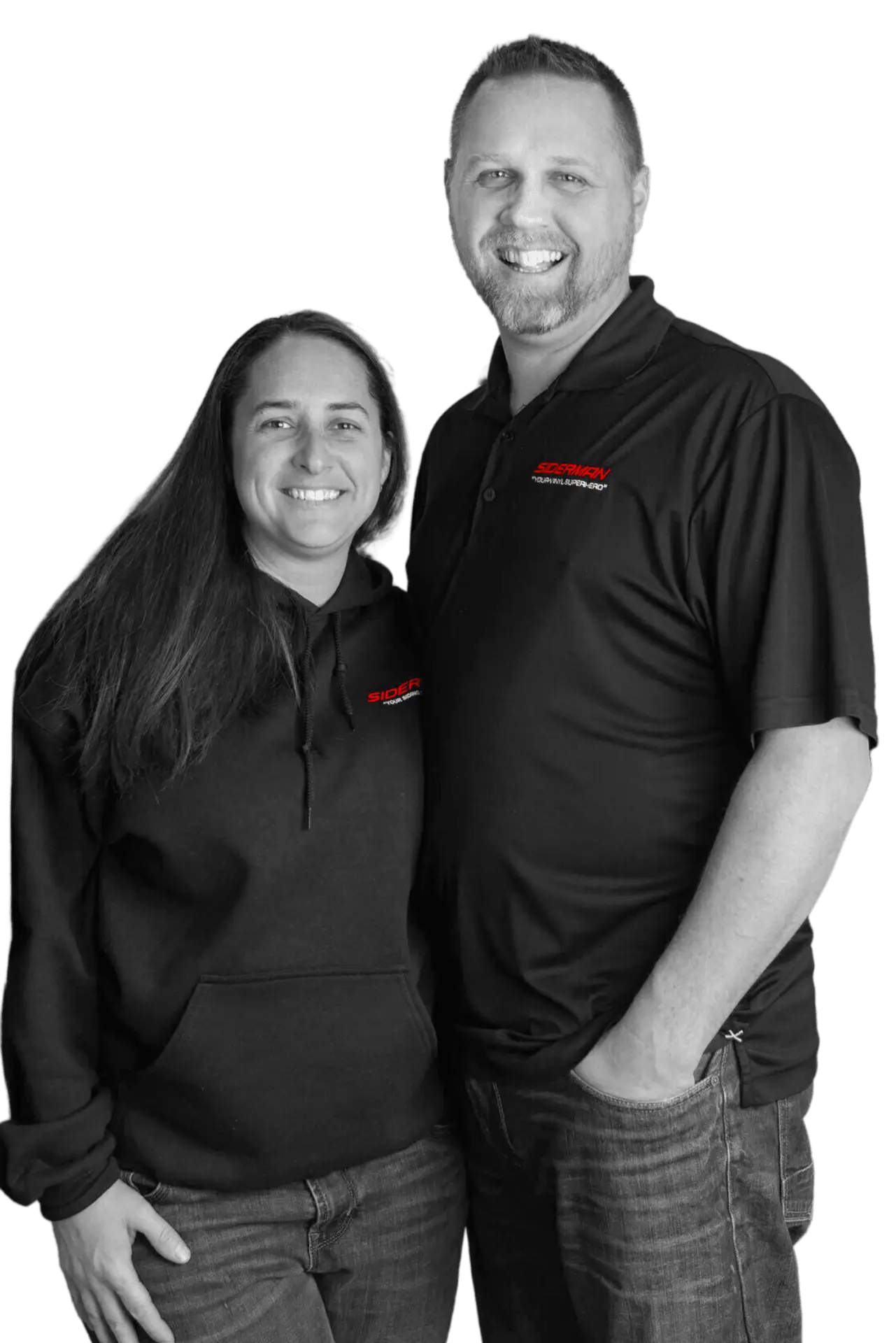 Co-founders of Siderman, John and Danielle Balfoort, smiling