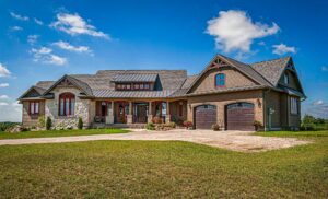 Wood Siding and Eavestrough on beautiful house