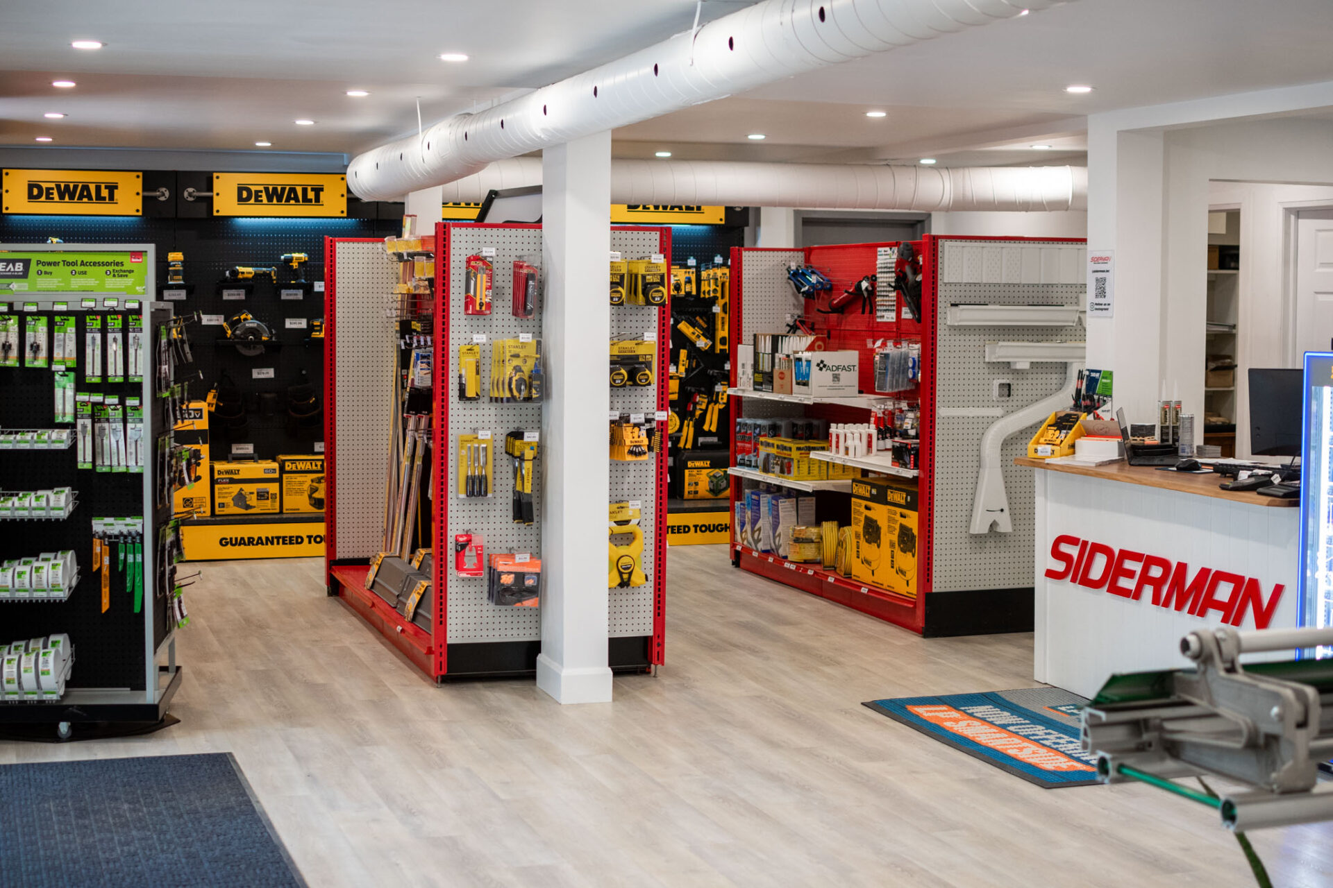 Interior Shot of the Siderman Retail Store